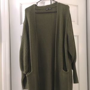 Warm knit cardigan